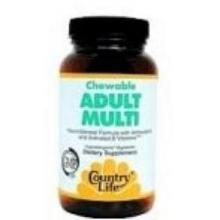 Country Life Chewable Adults Multi, 60 Wafers