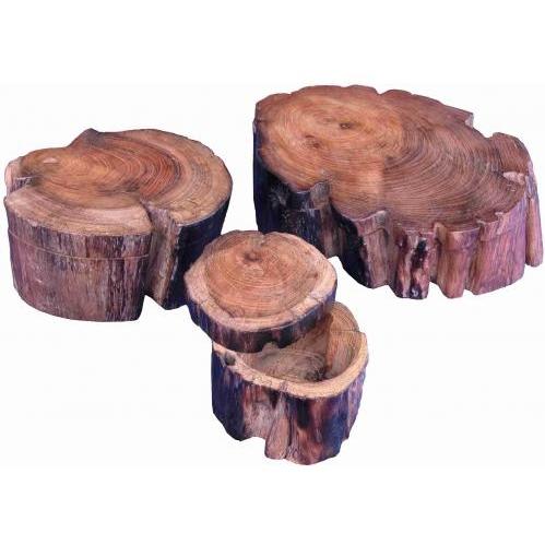 Teak Tinder Storage Box Small