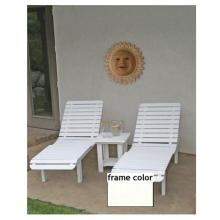 Eagle One Recycled Plastic Avalon Chaise Lounge - White