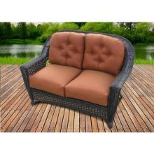 North Cape Augusta Resin Wicker Loveseat Espresso