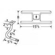 Stainless Steel H Single Burner 10101-70601