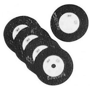 3M Automotive Products Green Corps Cut-Off Wheel, 3 In X 1/32 In X 3/8 In - 5 Pack