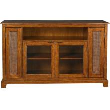 Home Styles Jamaican Bay Entertainment Credenza - Soft Mahogany