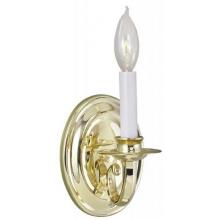 Wall Sconce Single Light Fixture In Chrome Finish - 1 Bulb