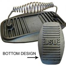 Seasoned Cast Iron Bacon Or Steak Grill Press W/ LSU Logo
