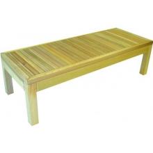24 X 63 Inch Rectangle Western Red Cedar Coffee Table By Cedar Delite