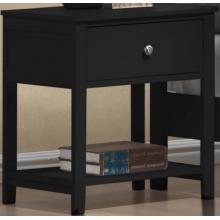 Hillsdale Dio Large Black Nightstand