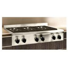 American Range 36 Inch Slide-In Cooktop With 6 Burners And Island Back
