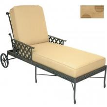 Windham Castings Savannah Tailored Back Chaise Lounge Cushion , Polka Barley LX