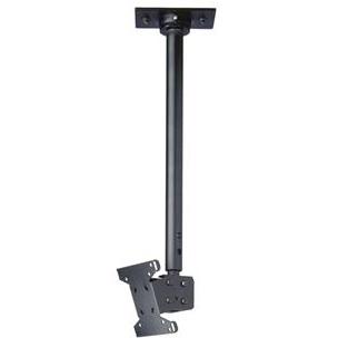 36 Inch 48 Inch ADJUSTABLE LENGTH LCD CEILING MOUNT (BLACK)