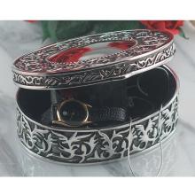 (C) SILVER PLATED JEWELRY BX