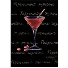 Peppermint Martini Poster Print