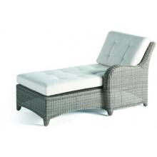 Domus Ventures Meadow Chaise Lounge With Right Facing Arm And Cushion