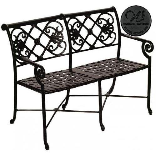 Windham Castings Catalina Settee Frame Only, Black