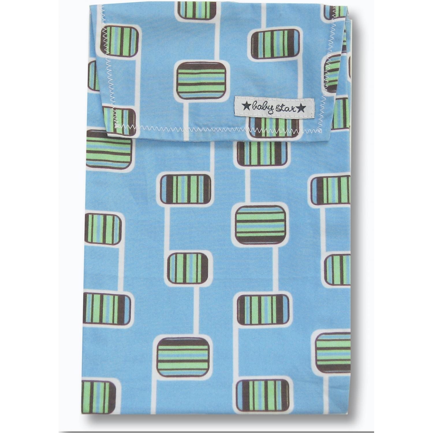 Baby Star Quick Change Diaper Pouch - Hopscotch Blue.