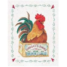 Lindsay S Farm Rooster Poster Print