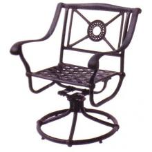 Darlee Monte Carlo Cast Aluminum Swivel Rocker Chair With Cushion