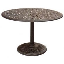 Darlee Catalina Pedestal Cast Aluminum Dining Table - 42 Inch Round
