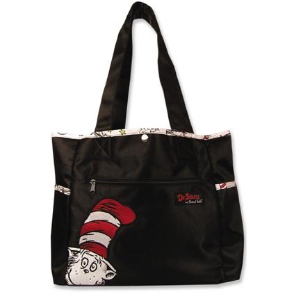 Trend Lab Embroidered Dr Seuss Cat In The Hat Tulip Diaper Bag.