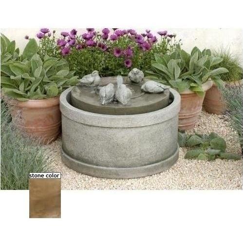 Campania Passaros Fountain - Brownstone Finish