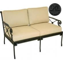 Windham Castings Catalina Deep Seating Loveseat Frame Only, Black