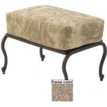 Suncoast Olympia Deep Seating Cast Aluminum Ottoman - Sahara