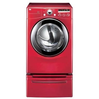LG Electric Dryer With Front Panel, 7.3 Cu Ft - Red