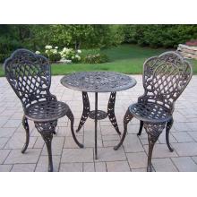 Oakland Living Tea Rose 3 Piece Bistro Set