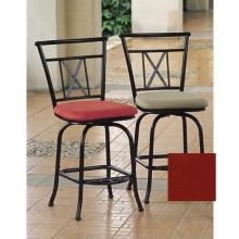 International Caravan X-Back Barstools - Red Set Of 2