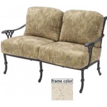 Suncoast Olympia Deep Seating Cast Aluminum Loveseat - Pebble