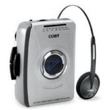 COBY AM/FM WALKMAN CASSETTE W/REE EAR BUDS