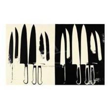 Knives, C. 1981-82 (giclee) (cream And Black) Poster Print