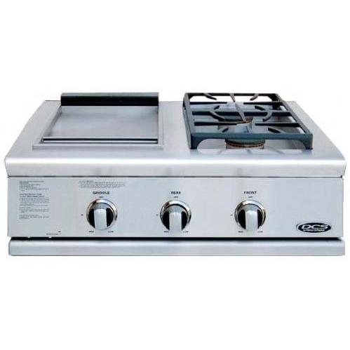 DCS Liberty Propane Gas Side Burner And Griddle Unit - Built-In