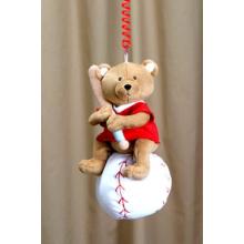 Hanging Baseball Bear