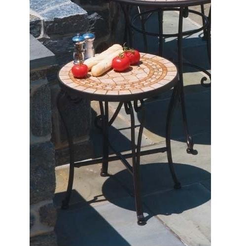 Alfresco Home Manchego Outdoor Side Table - 20 Inch Round