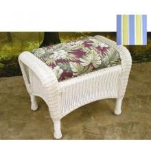 North Cape Tufted Ottoman Cushion ONLY- Huntington Mediterranean