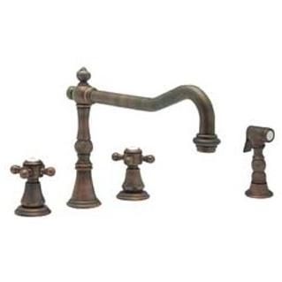Blanco Madison IV Widespread Faucet W/ Side Spray (Antique Bronze)