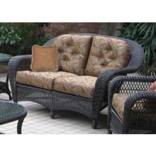 North Cape Port Royal Resin Wicker Loveseat - Espresso