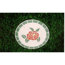 Oakland Living Stepping Stone Mosaic Rose