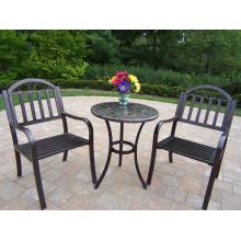 Oakland Living Rochester Espresso 3 Piece Bistro Set