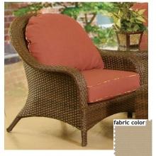 Shade Trends Veranda Woven Chat Chair With Antique Beige Fabric