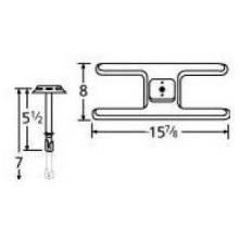 Stainless Steel H Single Burner 10101-70301