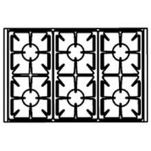 Capital Range 36 Inch Cooktop with 6 Burners Capital Range 36 Inch Cooktop with 6 Burners