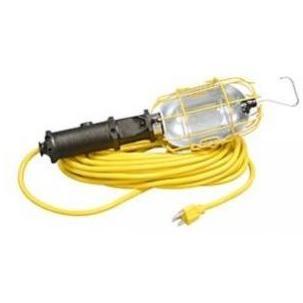 Alert Work Light With Outlet And Circuit Breaker, 25 Ft. Cord