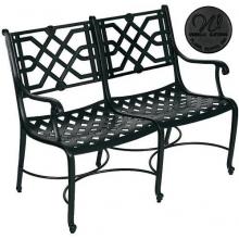 Windham Castings Abbey Settee Frame Only, Black
