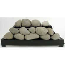 Rasmussen 30 Inch Natural ALTERNA Vent Free Propane Gas FireStones With Black Chassis And Manual Safety Pilot