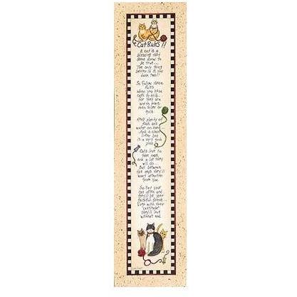 Cat Rules Poster Print