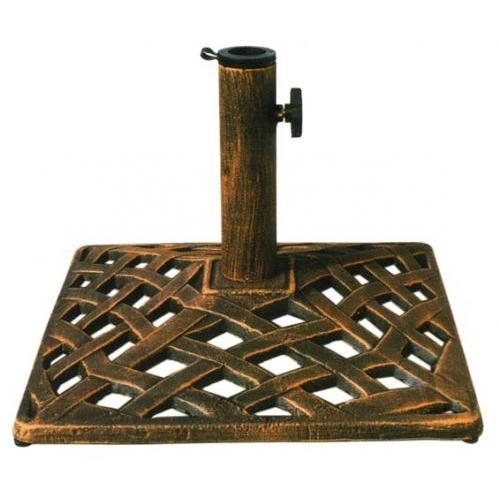 Darlee Basket Weave Cast Aluminum Umbrella Base