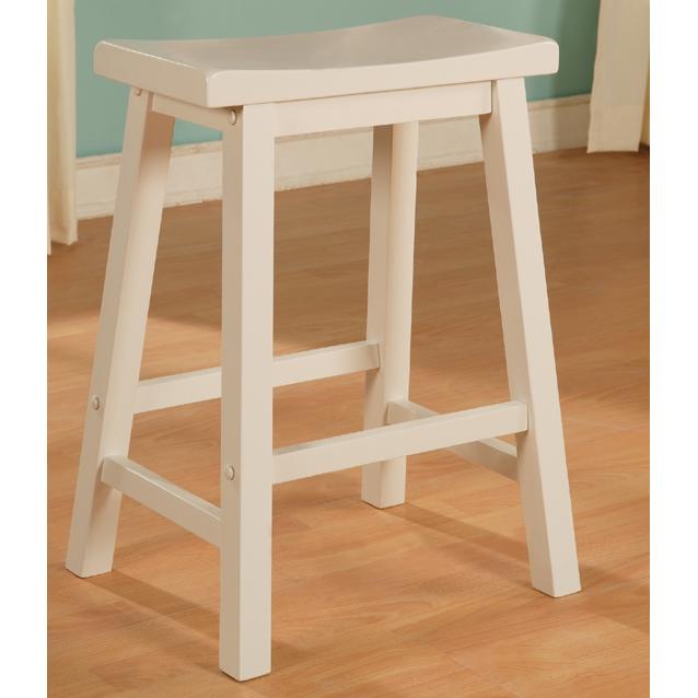 Powell Furniture - Color Story Pure White Counter Stool - 270-430
