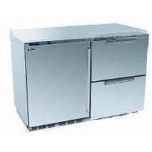 Perlick Outdoor Double Refrigerator With Solid Stainless Door And Stainless Drawers
